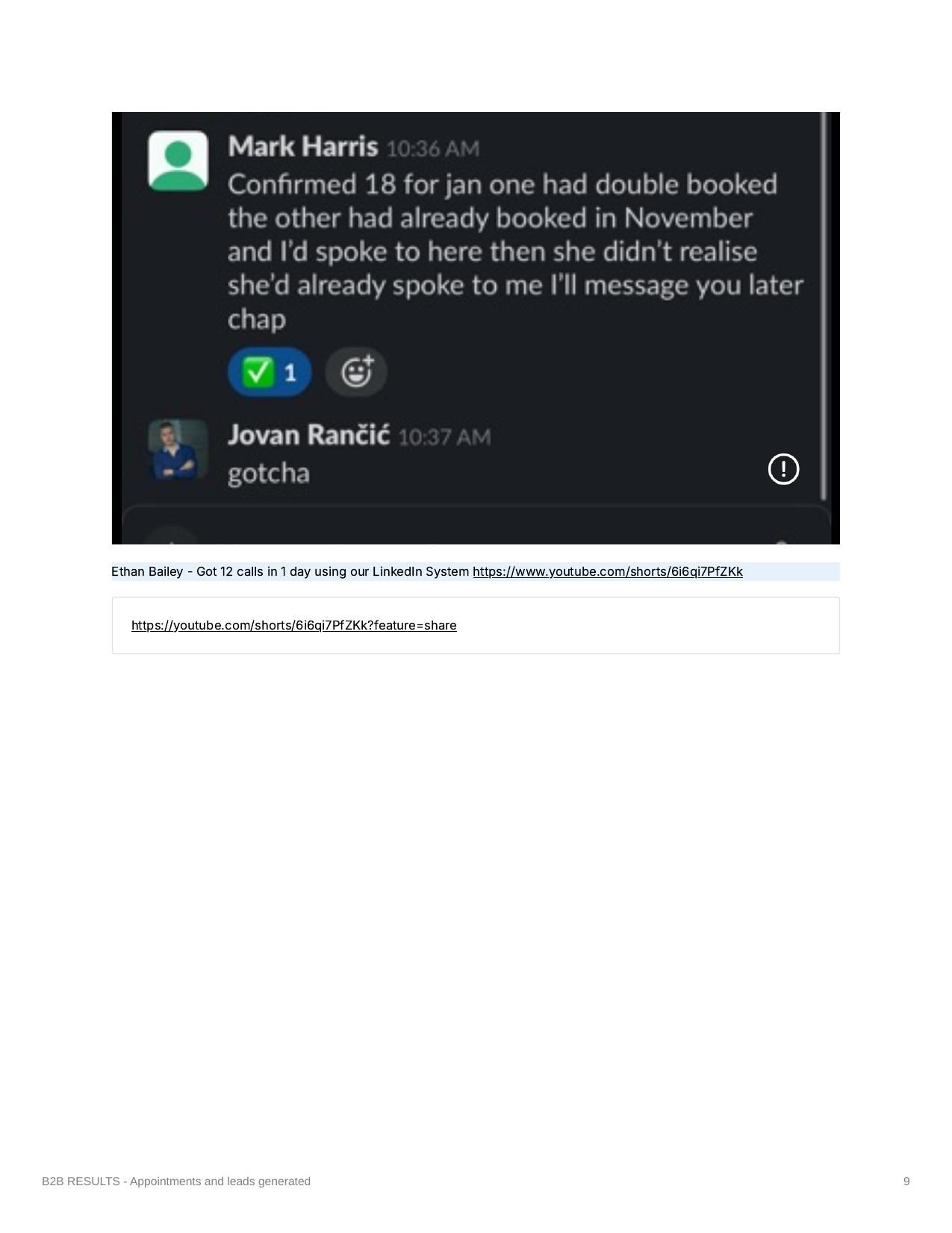 Campaign result screenshot 9