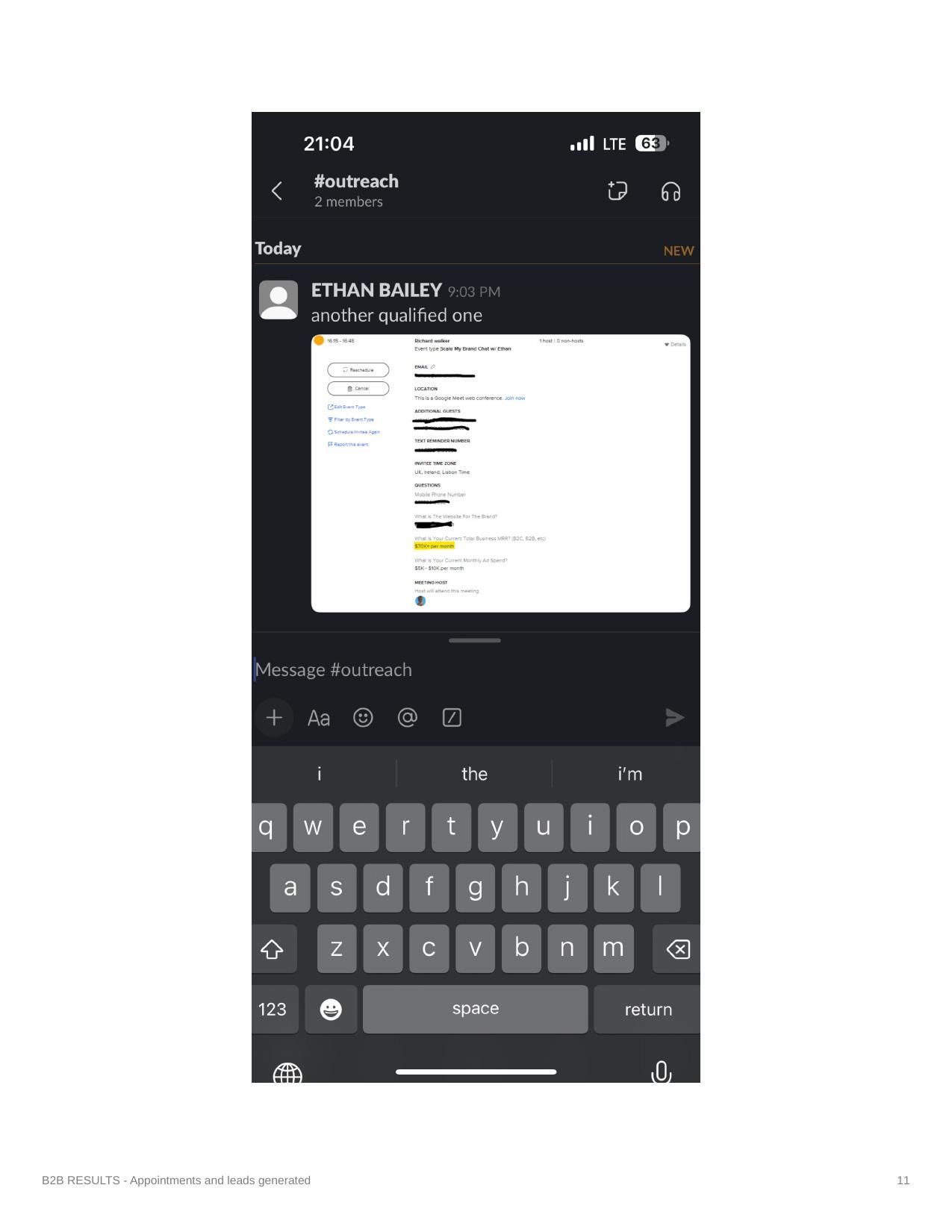 Campaign result screenshot 11