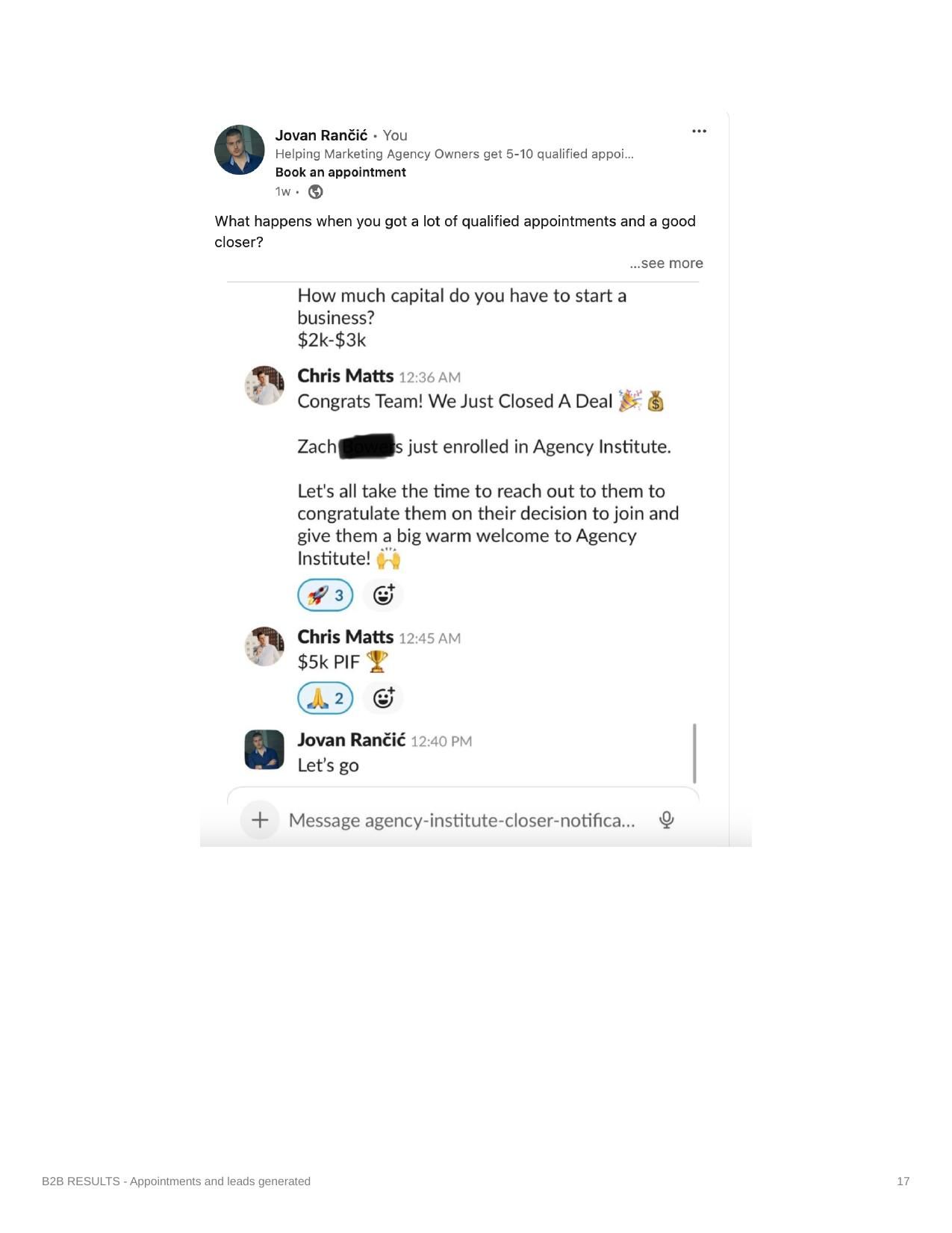 Campaign result screenshot 17