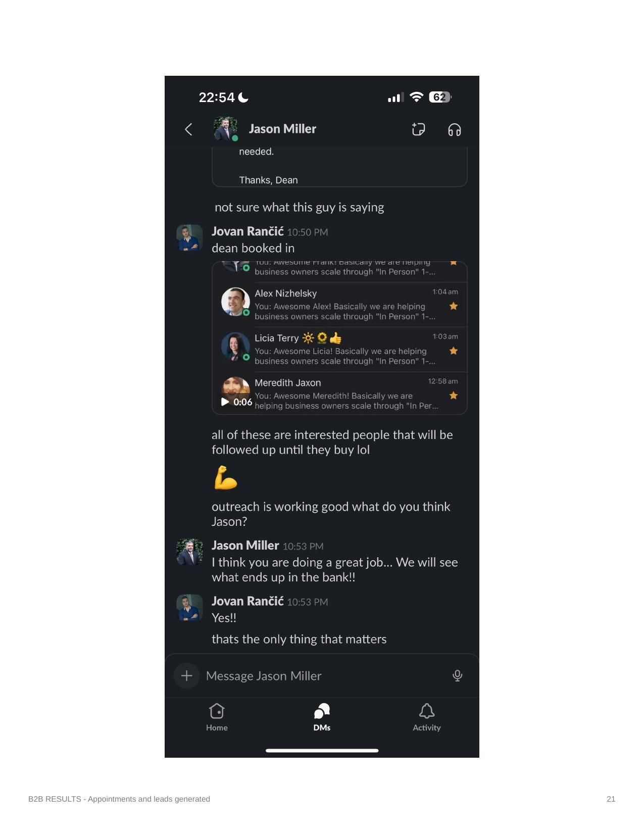 Campaign result screenshot 21