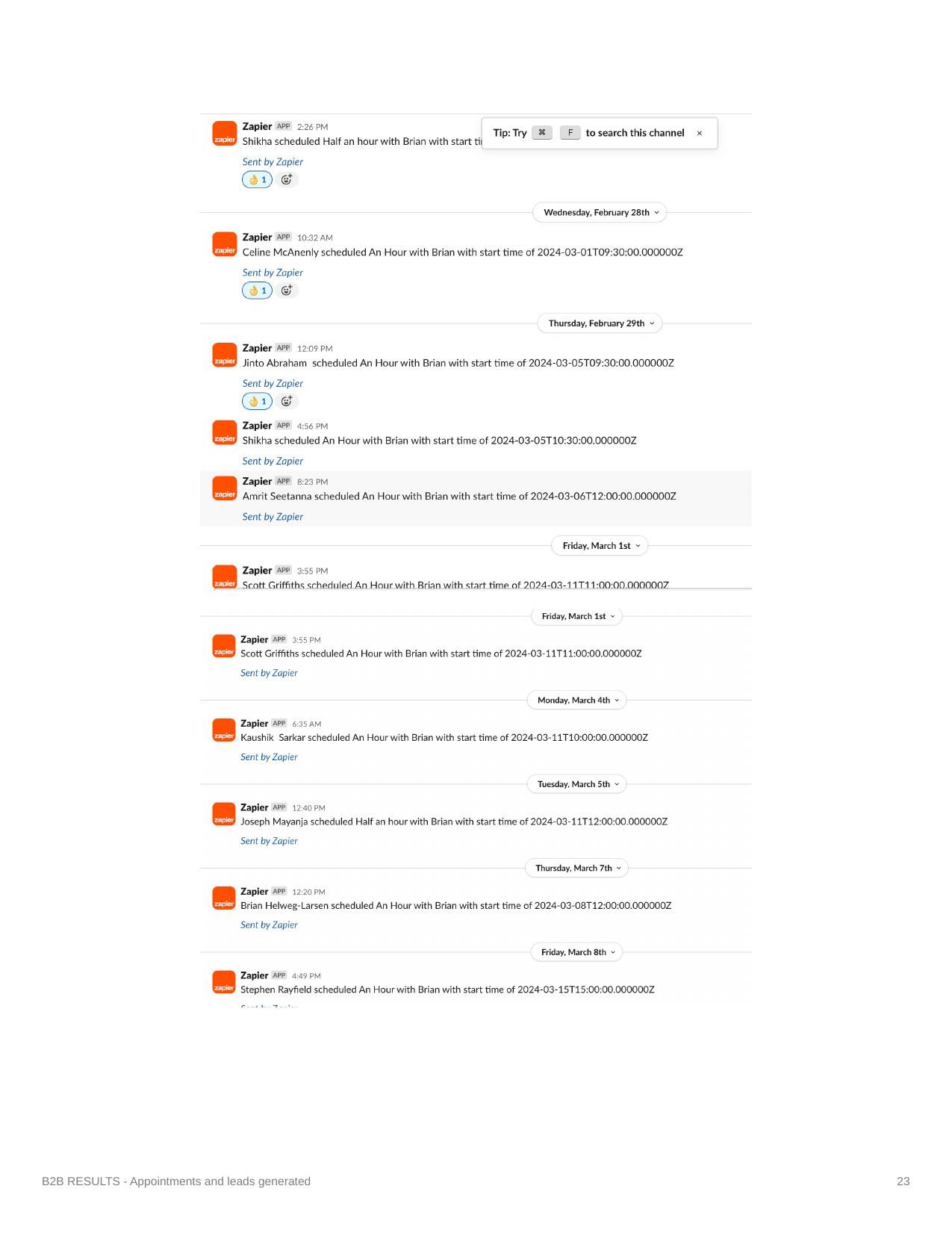 Campaign result screenshot 23